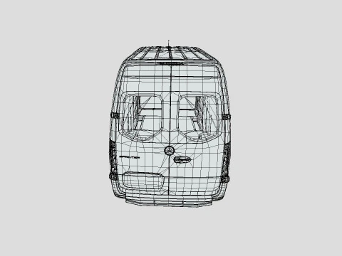 Mercedes-Benz Sprinter 2024 3D Model