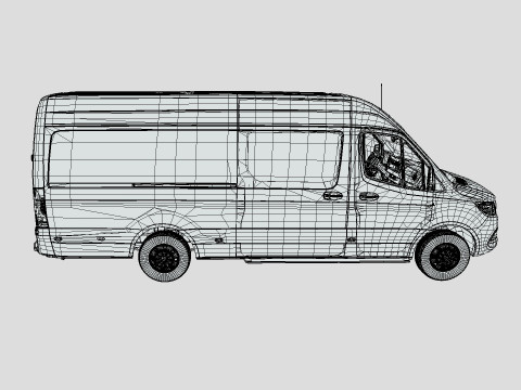 Mercedes-Benz Sprinter 2024 3D Модель