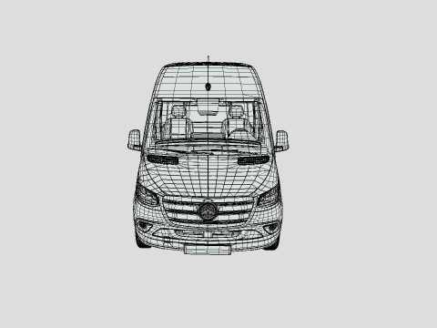 Mercedes-Benz Sprinter 2024 3D Модель