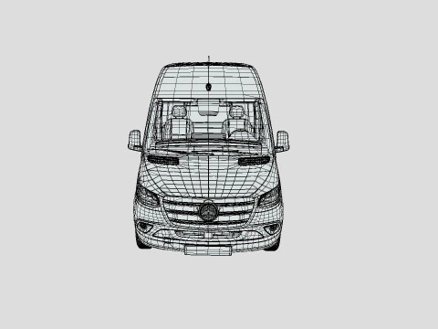 Mercedes-Benz Sprinter 2024 3D Model