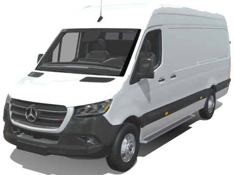Mercedes-Benz Sprinter 2024 3D Модель