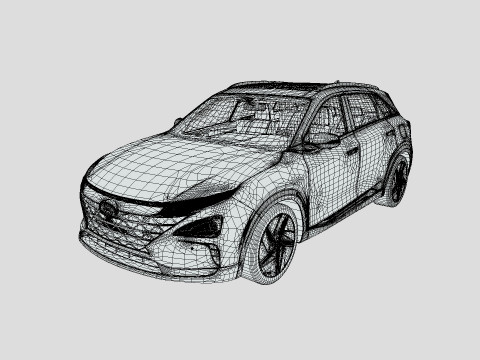 Hyundai Nexo 2024 Modelo 3D