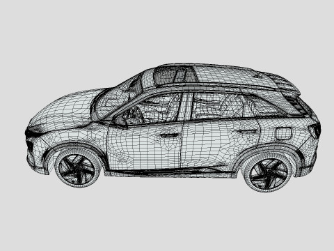Hyundai Nexo 2024 Modelo 3D