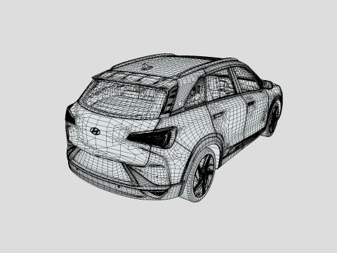 Hyundai Nexo 2024 Modelo 3D
