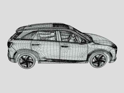 Hyundai Nexo 2024 Modelo 3D
