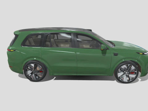 Li Xiang One L9 2024 3D Model