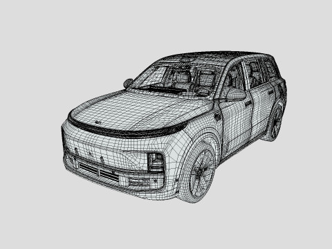 Li Xiang One L9 2024 3D Model