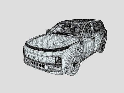 Li Xiang One L9 2024 3D Model