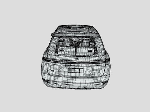 Li Xiang One L9 2024 3D Model
