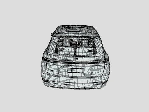 Li Xiang One L9 2024 3D Model