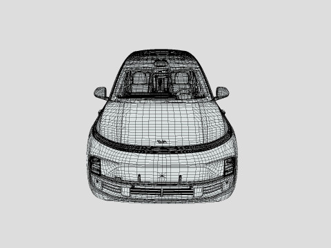 Li Xiang One L9 2024 3D Model