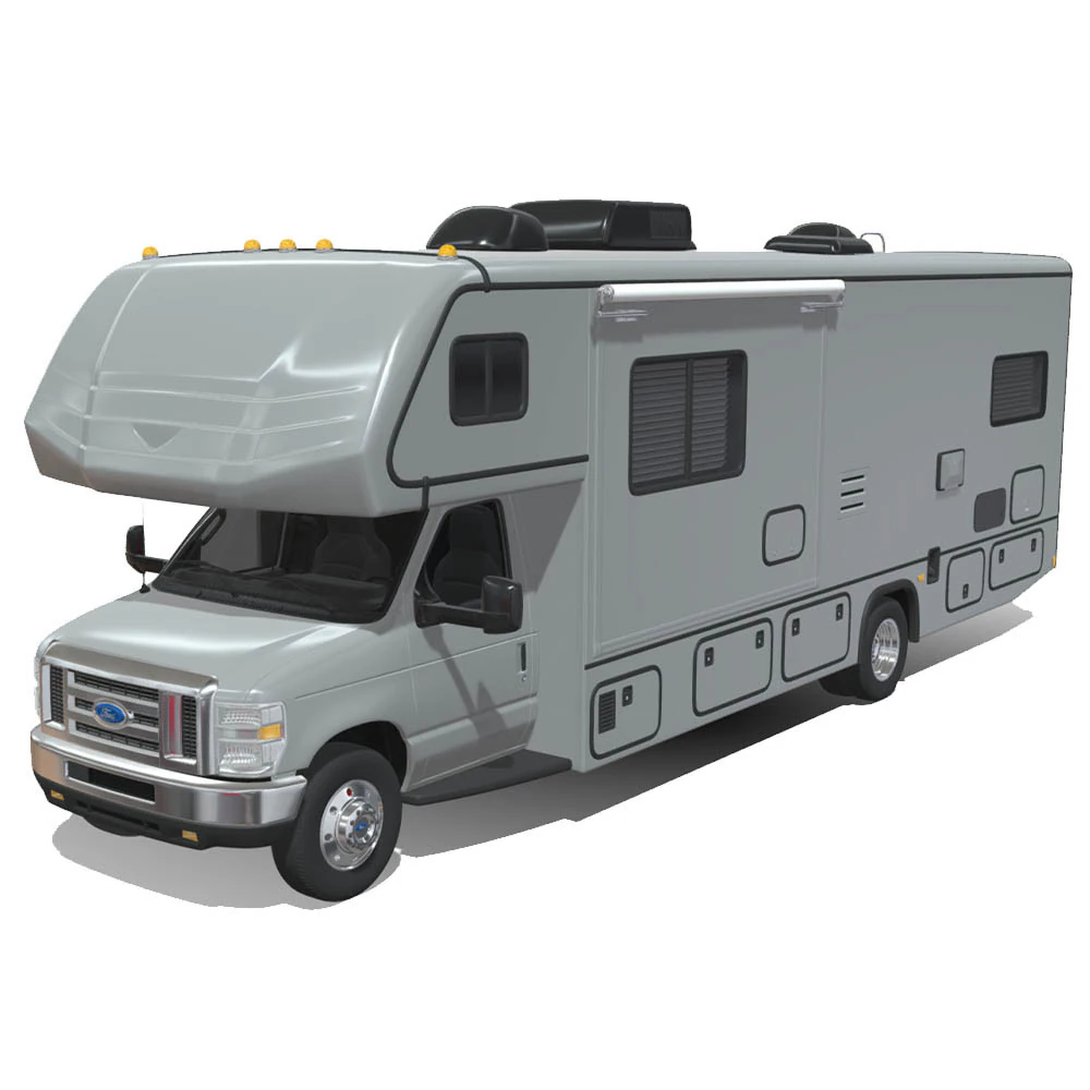 Motorhome E-Series 2025 3D Model .c4d .max .obj .3ds .fbx .stl .blend