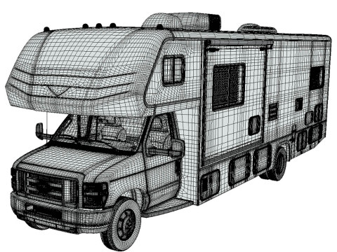 Motorhome E-Series 2025 3D 모델