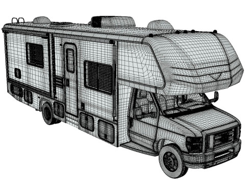 Motorhome E-Series 2025 3D 모델