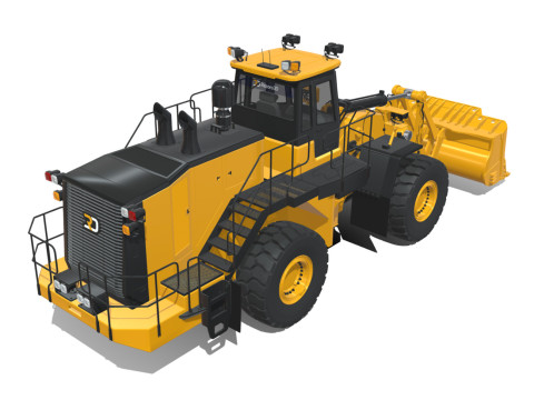 Rezoro3D Wheel Loader RW2000 3D Модель