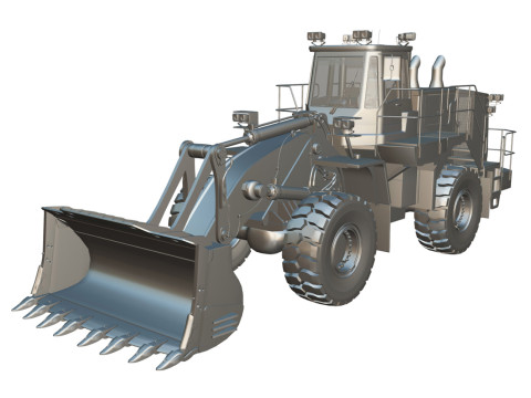 Rezoro3D Wheel Loader RW2000 3D Модель