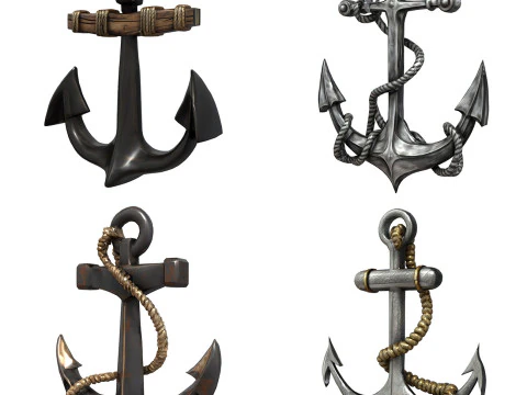 Anchors Pack 3D Model