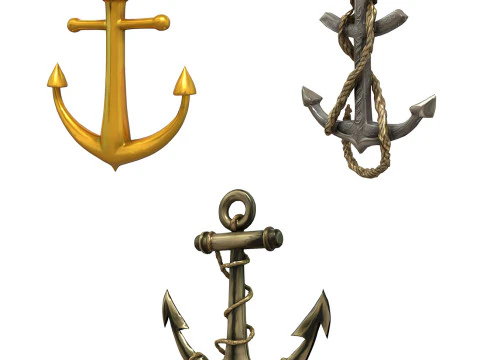 Anchors Pack 3D Model