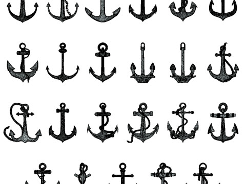 Anchors Pack 3D मॉडल