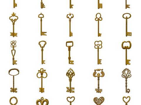 Keys Pack 3D Model