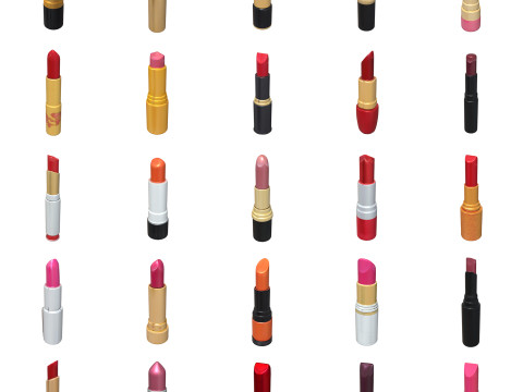 Lipsticks Pack 3D Модель