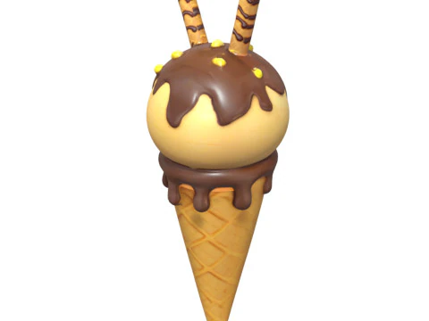 Ice-Creams Pack 1 3D Model