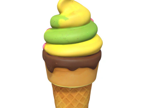 Ice-Creams Pack 2 3D Model