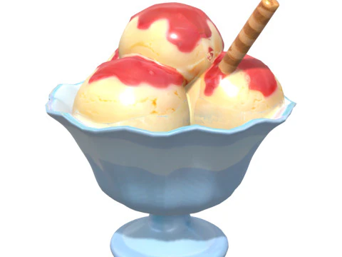 Ice-Creams Pack 2 3D Model