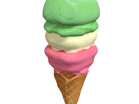 Ice-Creams Pack 2 3D Model
