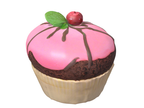 Cupcakes Pack 3D Model