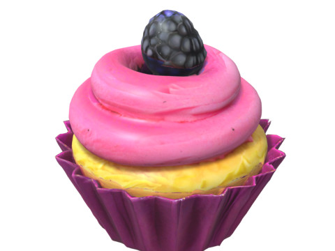 Cupcakes Pack 3D Model