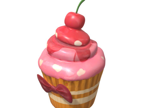 Cupcakes Pack 3D Model