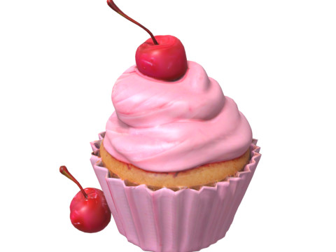 Cupcakes Pack 3D Model