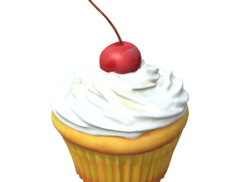 Cupcakes Pack 3D Model