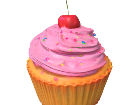 Cupcakes Pack 3D Model