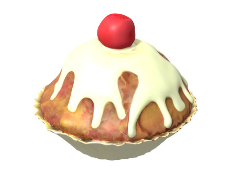 Cupcakes Pack 3D Model