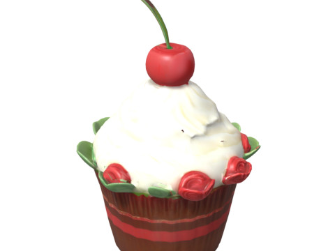 Cupcakes Pack 3D Model