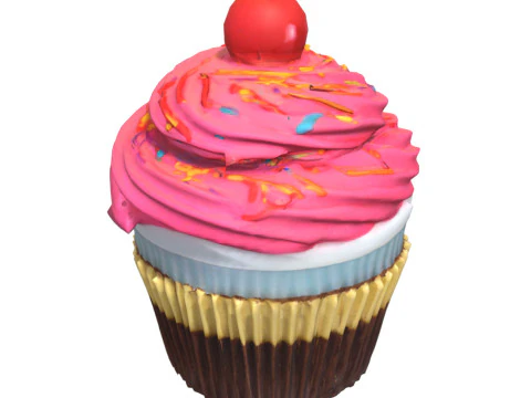 Pakiet Babeczek Model 3D