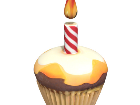 Cupcakes Pack 3D Model