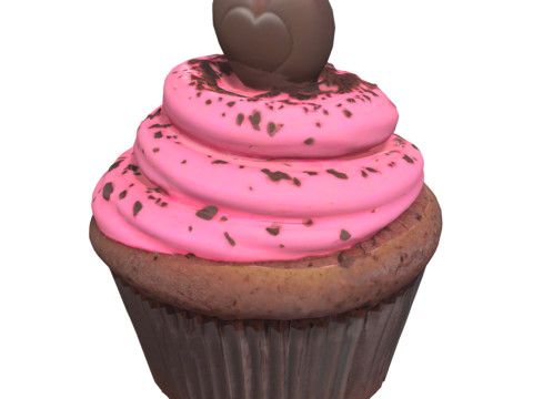 Cupcakes Pack 3D Model