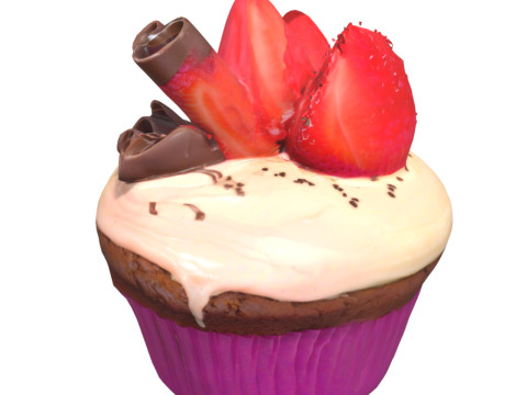 Cupcakes Pack 3D Model