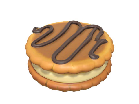Cookies and Biscuits Pack 3D Model