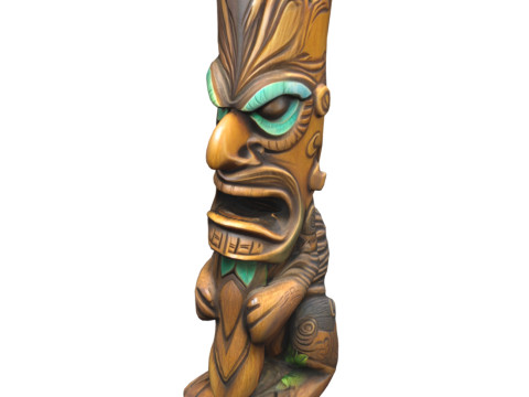 Tiki Carvings Pack 3Dモデル
