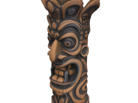 Tiki Carvings Pack 3Dモデル