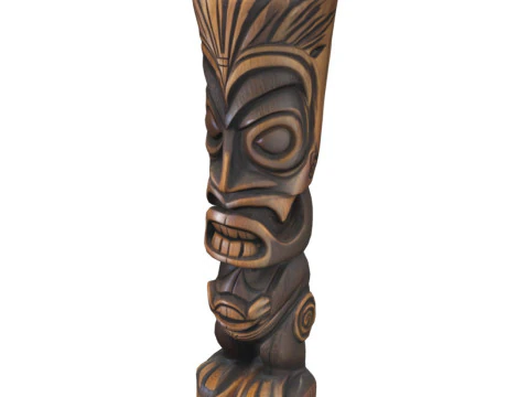 Tiki Carvings Pack 3D Model