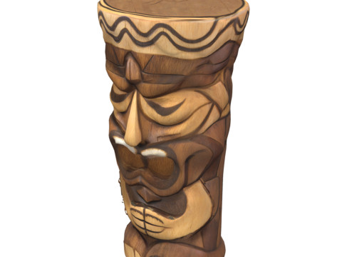 Tiki Carvings Pack 3Dモデル