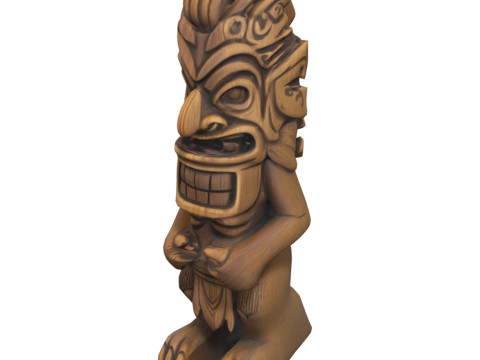 Tiki Carvings Pack 3Dモデル
