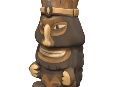 Tiki Carvings Pack 3Dモデル