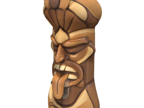 Tiki Carvings Pack 3Dモデル