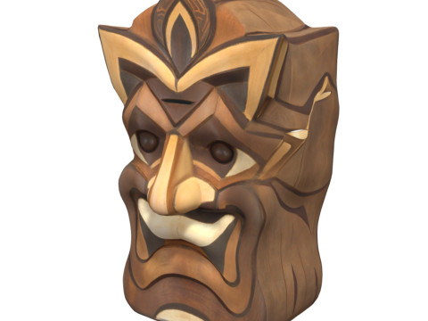 Tiki Carvings Pack 3Dモデル